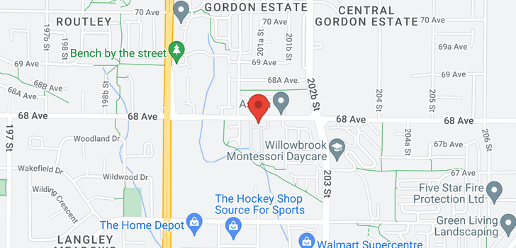map of 87 20176 68TH AVENUE